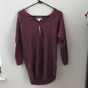 NWT NY&C Maroon Sweater